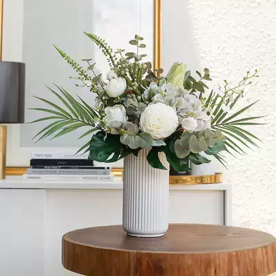 Zhi Meijia simple ins Wind Nordic simulation flower dry flower bouquet high-end fake flower coffee table decoration flower