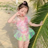 Купальник, комбинезон, штаны, детский наряд маленькой принцессы, популярно в интернете, 3 лет