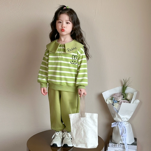 Осенний демисезонный комплект, детская весенняя спортивная толстовка для отдыха, в западном стиле