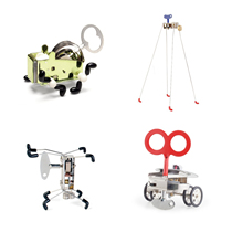 Objects Sheer × Kikkerland Creative clockwork Toy fun decompression Blame Mechanical Model Children Design Presents