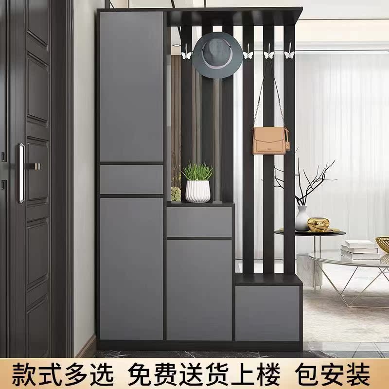 Light and luxurious entrance door Xuanguan Shoes Cabinet Integrated Living Room Cubicle modern minimalist entrance to the family Xuanguan partition Decorative Room Cabinet