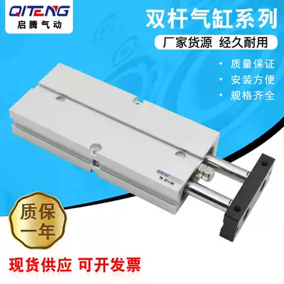 Yadke double-rod cylinder TN dual-axis cylinder double-rail cylinder TN40X10X20X30X40X50X100S