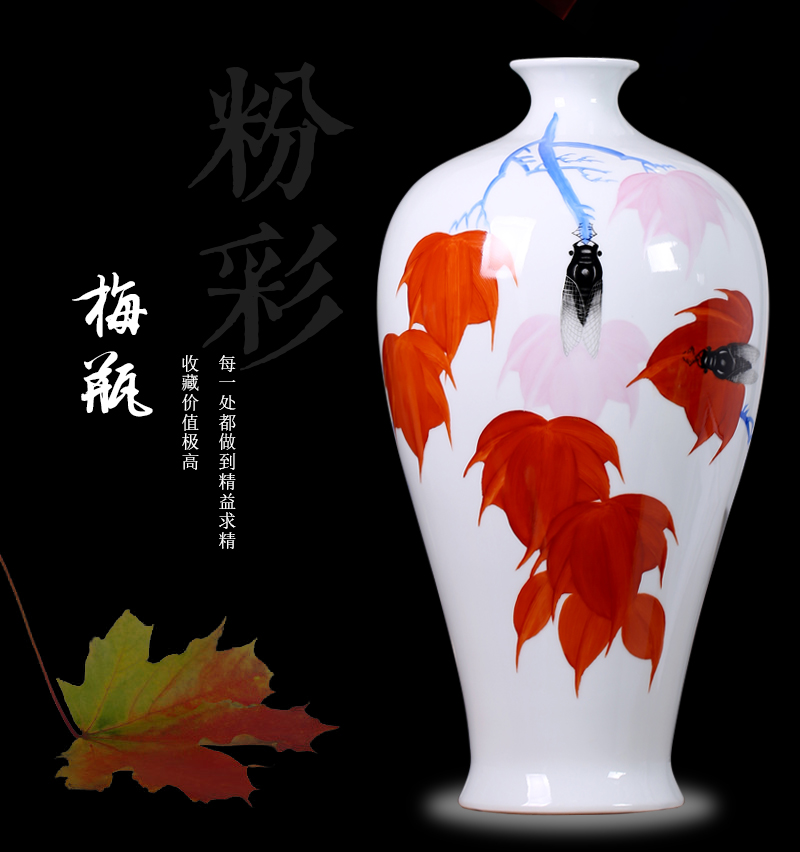 Jingdezhen ceramic masters hand - made mesa vase rich ancient frame sitting room adornment household furnishing articles