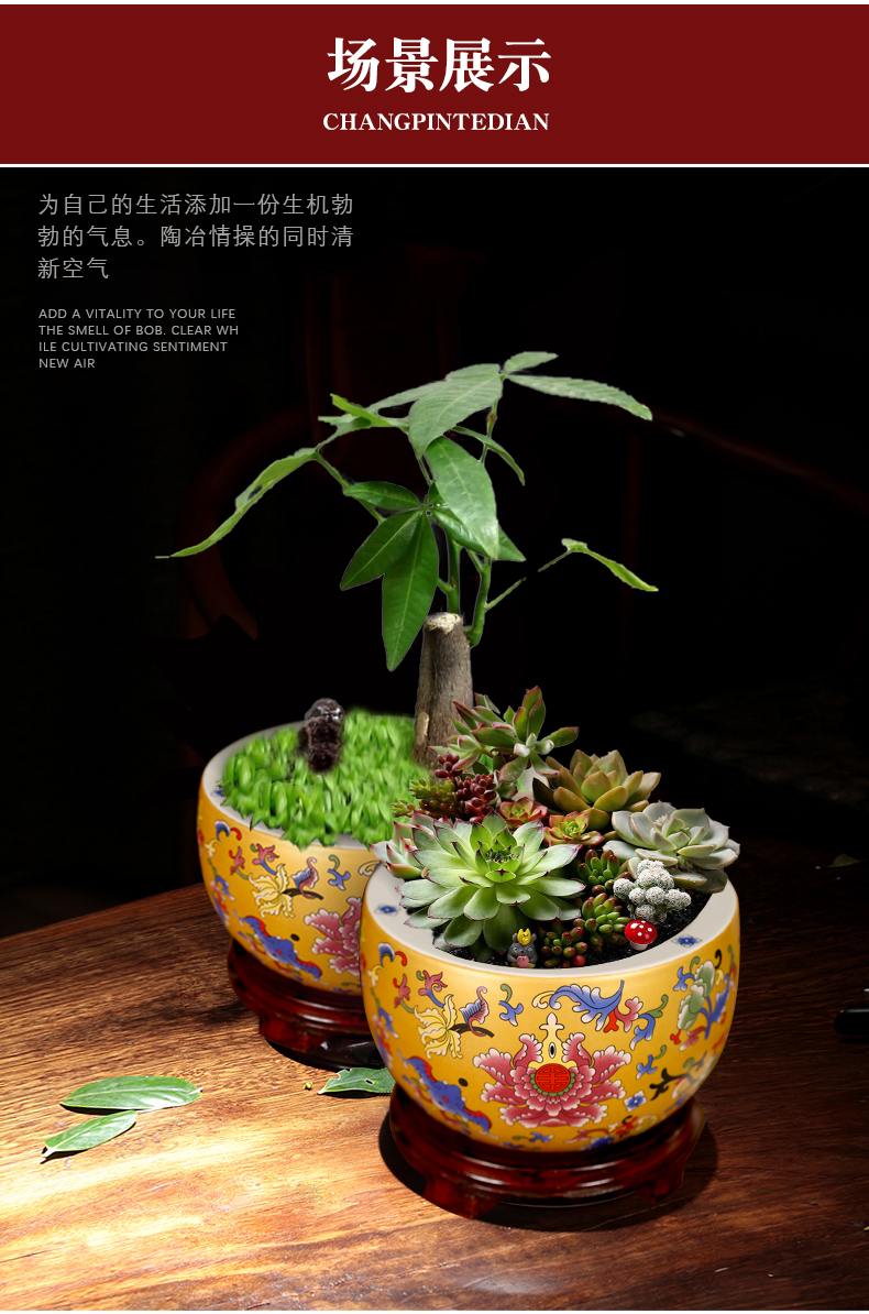 Jingdezhen ceramics cornucopia treasures fill the home furnishing articles sitting room porch decoration aquarium the opened the gift