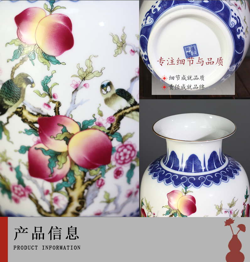 See Colour porcelain dou jingdezhen ceramic vases, flower arranging floret bottle sitting room mesa penjing collection gifts