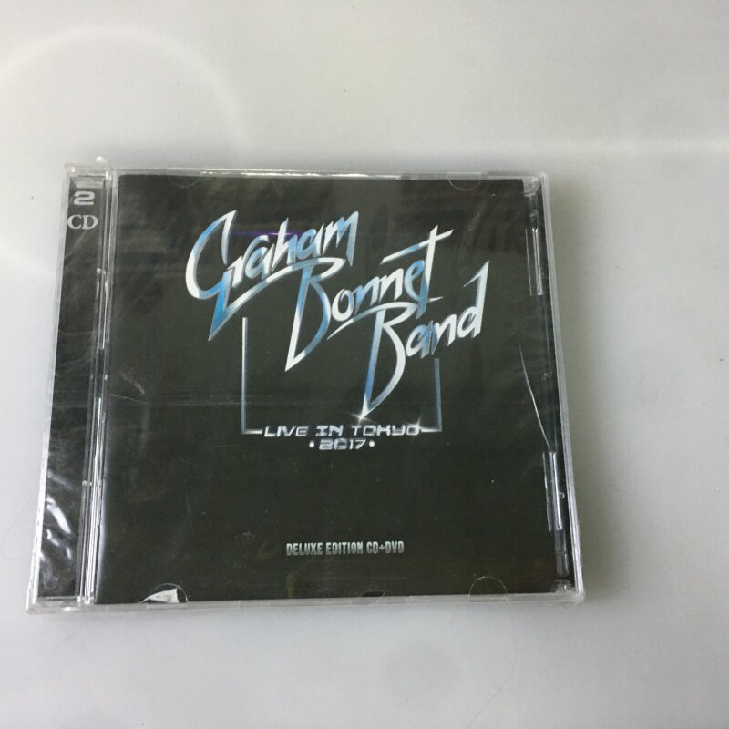 Итальянская версия нераспечатанной коробки CD+DVD Graham Bonnet Band на итальянском языке взломана Изображение 1