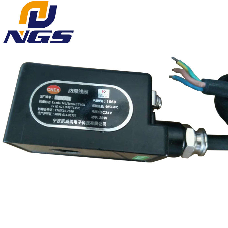 Aperture 13MM Helon type solenoid valve explosion-proof coil EX1320 1380 1321 1380 DC24V