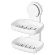 Toilet soap box shelf Punch-free strong suction cup soap box incense cover Photo-free drain soap holder