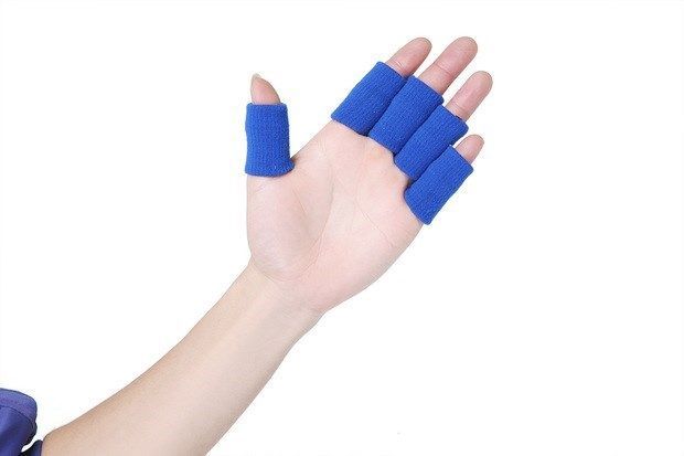Mắt cá chân bóng rổ ngón tay bảo vệ bộ bảo vệ lòng bàn tay thể thao thiết bị bảo vệ cổ tay luyện tập thể dục hỗ trợ khuỷu tay hỗ trợ cánh tay hỗ trợ đầu gối hỗ trợ chạy - Dụng cụ thể thao