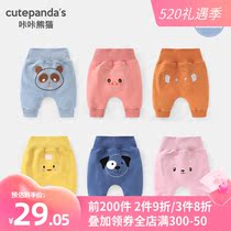 Baby Big Fart Pants Pants Long Pants Spring Spring Clothing Boy Girl Girl Child Young Children Casual Outwear Pants Y4629