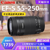 Canon EF-S 55-250mm IS STM medium telephoto shooting bird moon SLR lens