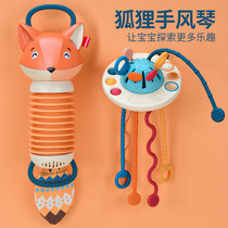 Hand childrens toys baby music early education educational toddler grasping spaceman hand-pulled musical instrument hand toy