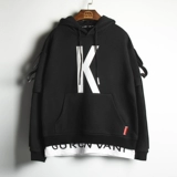 Детская утепленная толстовка с капюшоном с капюшоном для мальчиков, пуховик, коллекция 2021, в западном стиле, подходит для подростков, в корейском стиле