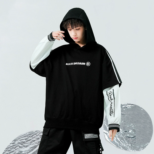 Осенняя весенняя толстовка с капюшоном для мальчиков, 2024 года, подходит для подростков, для средней школы