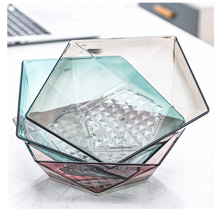 Yidian new creative fashion home fruit plate fruit basket candy plate living room coffee table dried fruit snack pot net red