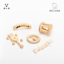 Meng Xiaono nido beech wood non-lacquered newborn baby baby comfort hearing grasp teaching aids can be imported