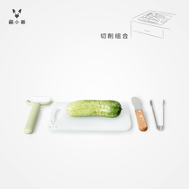 Mengxiaoxin Montessori daily living area food self-contained teaching aids toys peeling cut work set