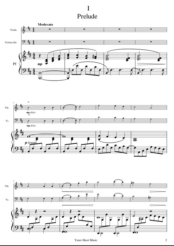 Shostakovich's Five Duets for Two Voices, Violin, Cello, and Piano Trio, Full Score + Separate Parts