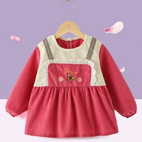 Юбка-бабочка-роза [стиль пуговиц]