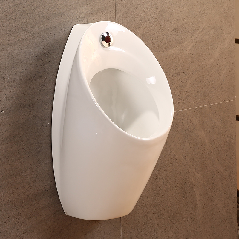 Wolang automatic induction urinal Household wall-mounted ceramic urinal Wall-mounted urinal men's urine bucket