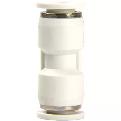 BLCH Bailing pneumatic straight-through white connector PU4 6 10 tracheal quick connector quick plug quick plug quick connection change 8 Change 6