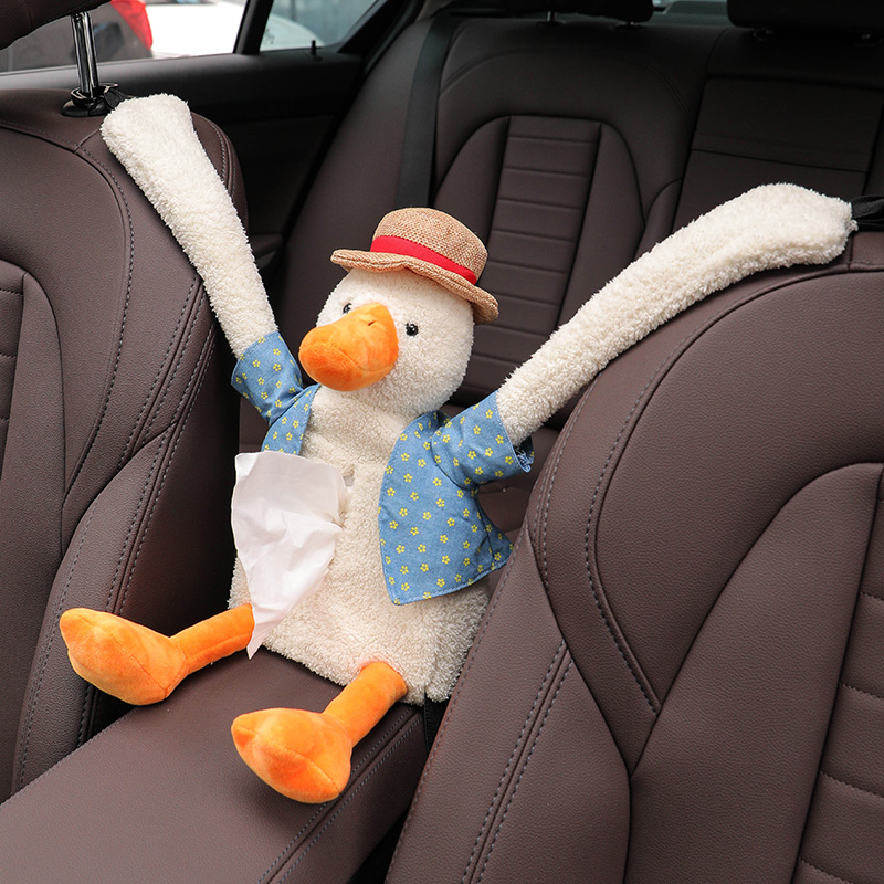 Car drawer box car inner tissue box creative cute net red on the car paper towel wrapped hanging handrail box lady