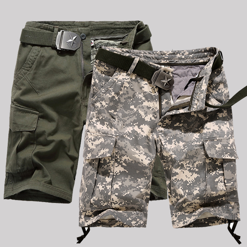Free Rider Outdoor Military Fan Shorts Male Summer Army Green 50% Pants Climbing Casual Shorts Tooling Big Size Pants