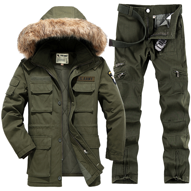 Outdoor camouflage suit suit male military thickened military camouflage tactical overalls Special forces combat training suit Autumn and winter