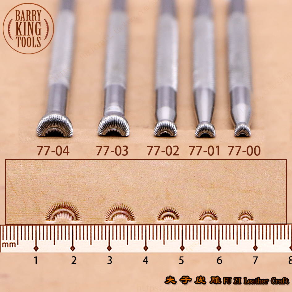 American Barry gold handmade leather engraving printing tool Radiography lace 0 77-00 77-00 01 02 03 04