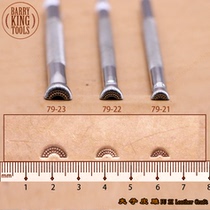 79-21 22 23 Double-row jet lace pattern American Barry Gold handmade leather carving printing tool