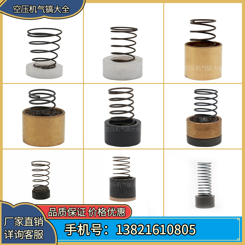 Air compressor accessories check valve core check valve spring blocking plug plug silicone valve core tetrafluoro valve core copper valve core