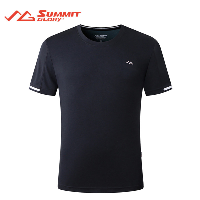 Sweep The World Summer New Pint Men's Speed Dry Functional Ice Cool Sports T-shirt Blouse