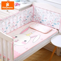 Кроватка, летние дышащие бортики, детская лента для приставной кровати, защита от столкновений