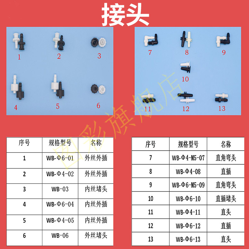 Picture color uv flatbed printer ink tube single tube connector outdoor photo machine ink tube corrosion-resistant inkjet printer UV ink supply tube 468 row tube ink bag ink tube connector