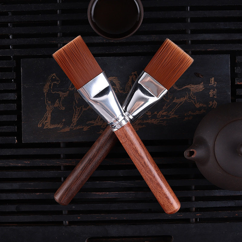 Tea pen does not cut the tea table tea plate sweep black sandalpear pear wooden pot pen kung fu tea fittings tea ceremony parts