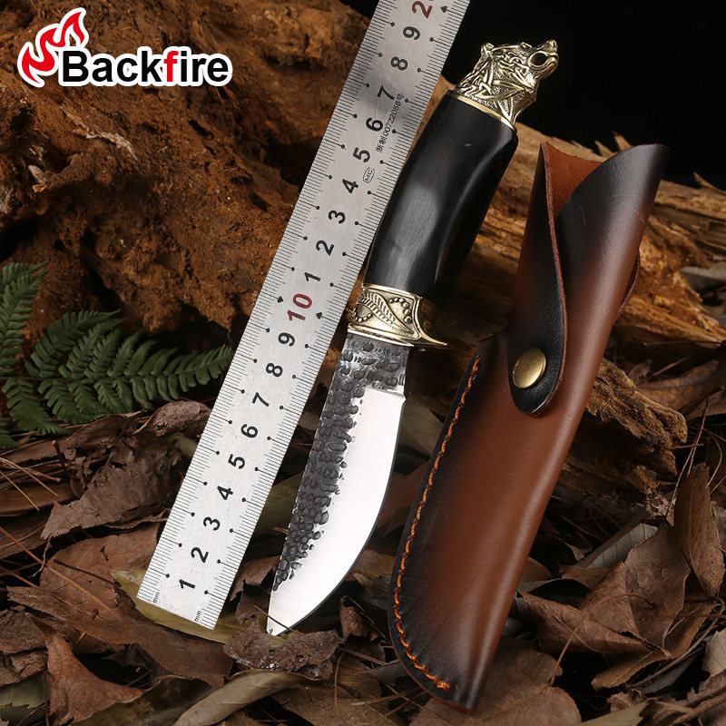 High Hardness Spring Steel Small Knife Outdoor Cutter Wilderness Courtson with hand forged and sharp carry-on collection anti-body knife