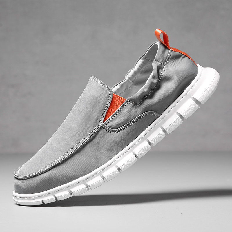 Summer lazy lazy parachute shoes men 45 large size 46 leisure and anti - slip old Beijing canvas men's shoes