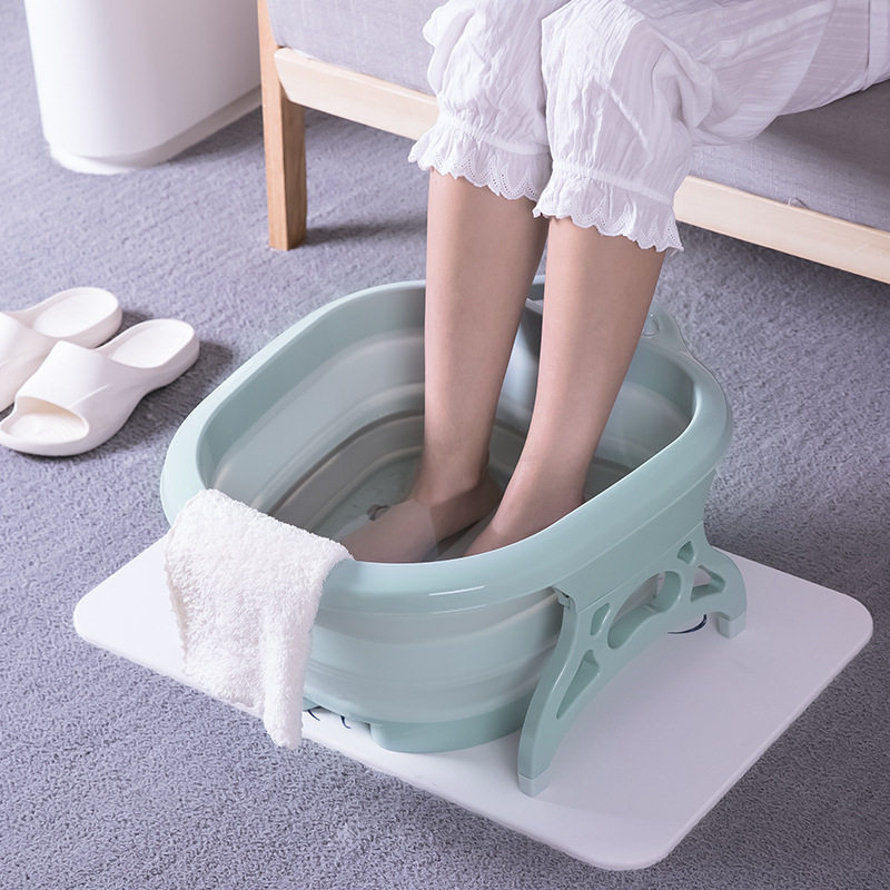 Folding Bubble Foot Washing foot Tub Basin Home containing Divine Instrumental Home Household Utensils Supplies Small Department of Life Good Things