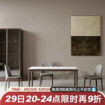 North American Import White Wax Wood Dli Feng Rock Board Table Modern Minima Home Rectangular Dining Table And Chairs Combination