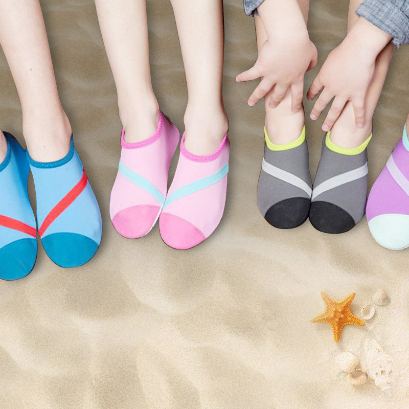 American FITKICKS Fanles children's beach shoes soft bottom non-slip beach snorkeling shoes outdoor swimming quick-drying shoes