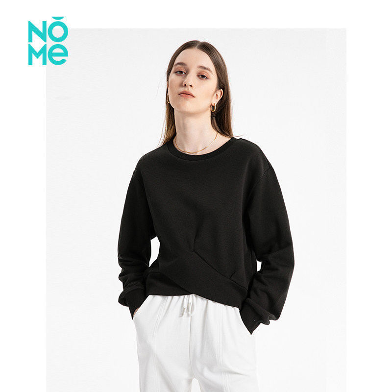 NOME NOME women's thick T-shirt T-shirt wild loose casual pullover casual top female WPPQ0009