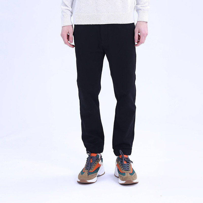 Broken code NOME Nomi men's trousers pure black and thin all-match trend loose commuter sports casual pants men - Taobao