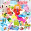 Physiotherapist handmade clay Children's non-toxic color puree Ice cream noodle machine toy plasticine mold tool set