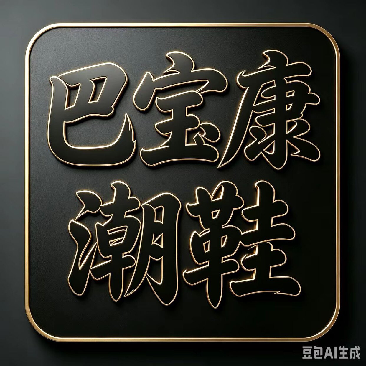 巴宝康潮鞋的LOGO