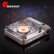 Pulse fresh infrared card type furnace outdoor windproof portable barbecue stove camping gas gas gas stove