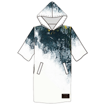 (Co-branded model) Nu-June X AGNT quick-drying beach towel swimming bathrobe changing cloak diving towel