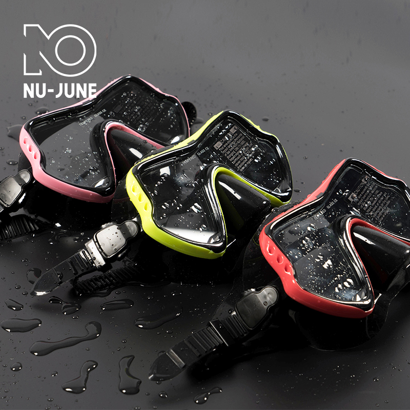 Nu-June Diving Mirror With Sucker Suit Adult Full Dry Mask Snorkeling Sanbao Professional Swimming Gear