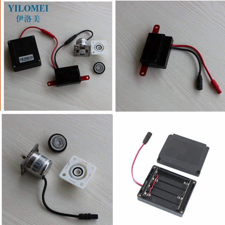 Small poop induction window accessories large window adaptation SW urinal pulse solenoid valve DC6V battery case ZYGY