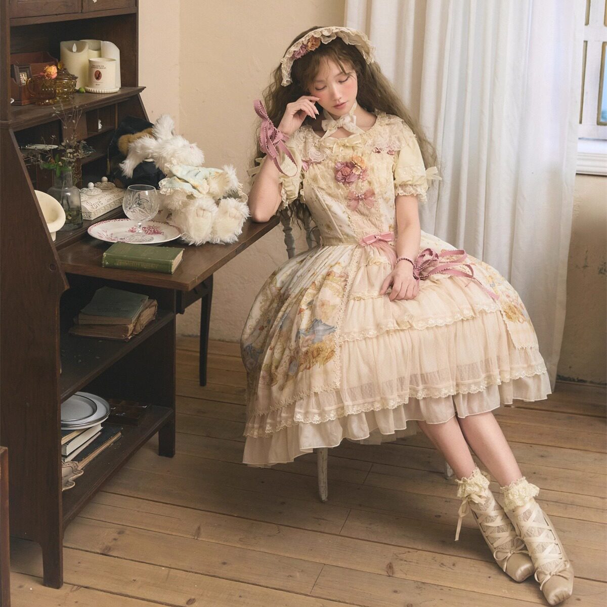 现货*莉莉丝的农场旅行*华丽开襟JSK原创cla暗星之岛lolita包邮，少女心爆棚的梦幻礼服，你值得拥有！-lolita洛丽塔-淘宝好物网
