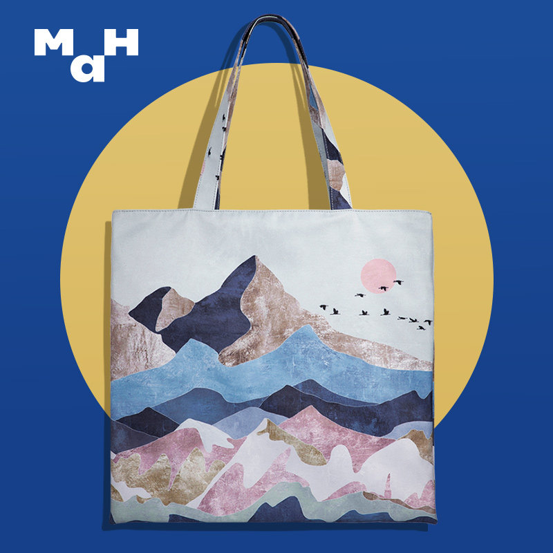 MAH2021 New Fashion Ins printing Tot Pack Large Capacity Woman Bag Leisure Commuter Shoulder Pack